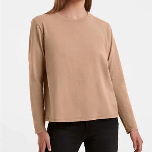 531 NWT Nuuds Long Sleeve Everyday Shirt Size Small Color Cinnamon